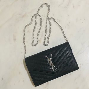 YSL Monogram black crossbody bag